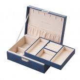 L&M Navy - Small - Jewellery Box