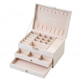 L&M Cream - 2 Drawer - Jewellery Box
