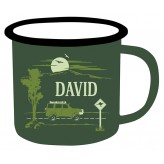 David - Adventure Enamel Mug