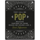 Pop - Man Cave - Metal Sign