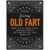 Old Fart - Man Cave - Metal Sign