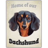 Dachshund, Black - Pet Sign