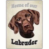 Labrador, Chocolate - Pet Sign