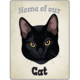 Black Cat - Pet Sign