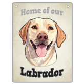 Labrador, Yellow - Pet Sign